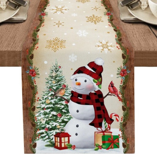 Camino de mesa navideño 150x33 cm