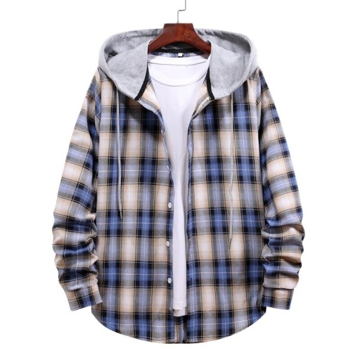 Camisa con capucha para hombre F732