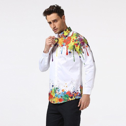 Camisa de color para hombre F541
