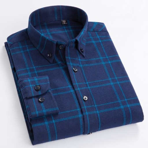 Camisa de cuadros para hombre F615
