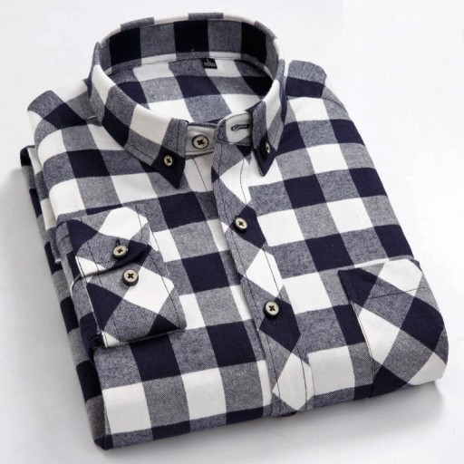 Camisa de cuadros para hombre F615
