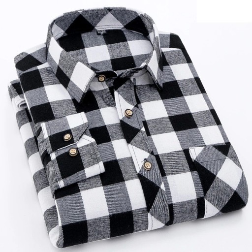 Camisa de cuadros para hombre F773