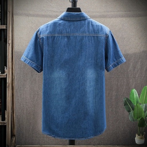 Camisa de ganga para homem F775