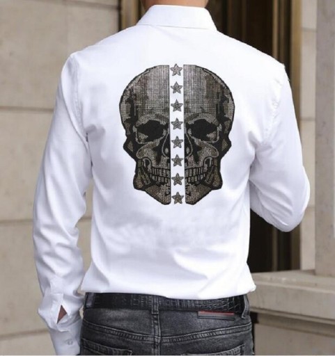 Camisa de hombre con calavera