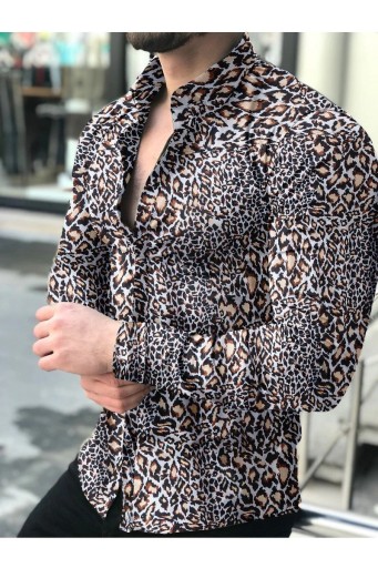 Camisa de hombre con estampado F435