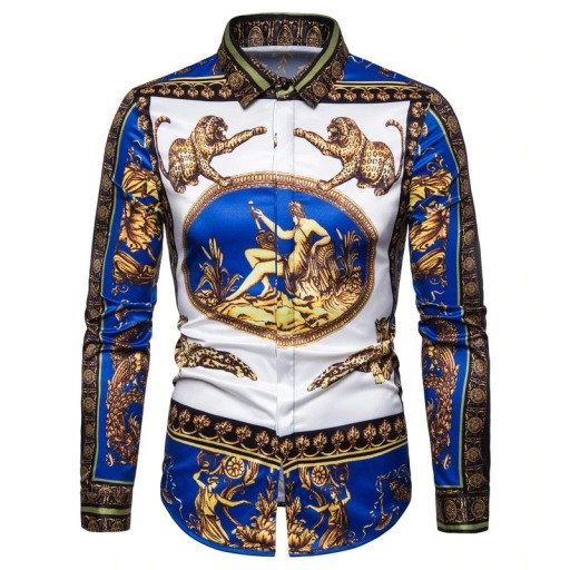 Camisa de hombre con estampado F711