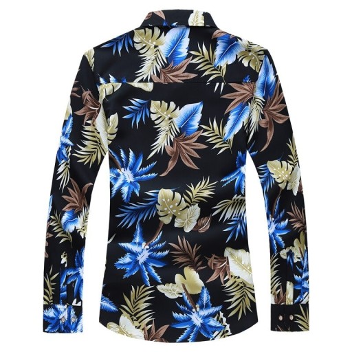 Camisa de hombre con flores F626