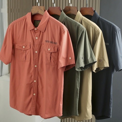 Camisa de homem de manga curta F575