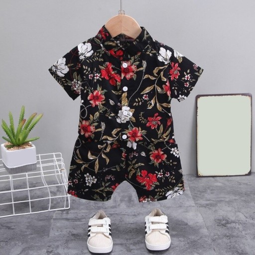 Camisa e calções de menino L1619