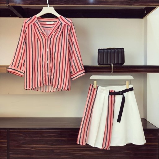 Camisa e saia femininas B1205