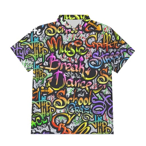 Camisa estampada hombre F754