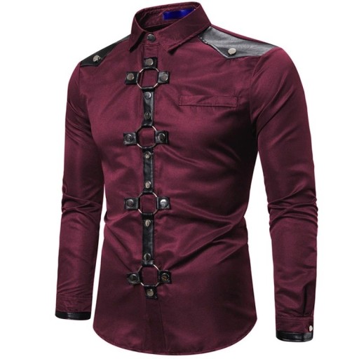 Camisa gótica masculina