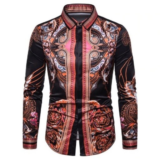 Camisa masculina com padrão F711