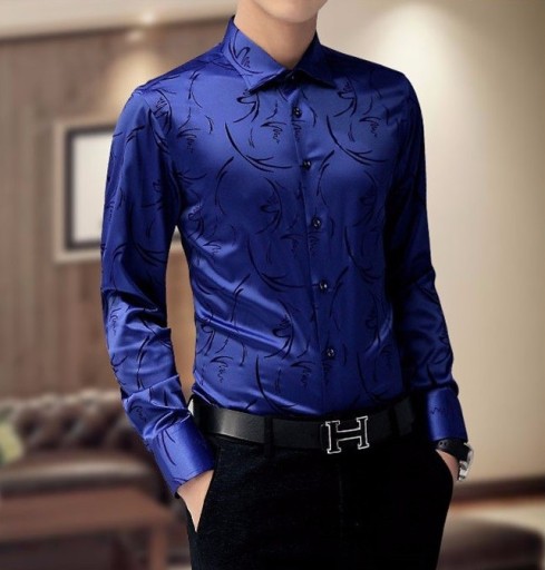Camisa masculina com padrão J1426