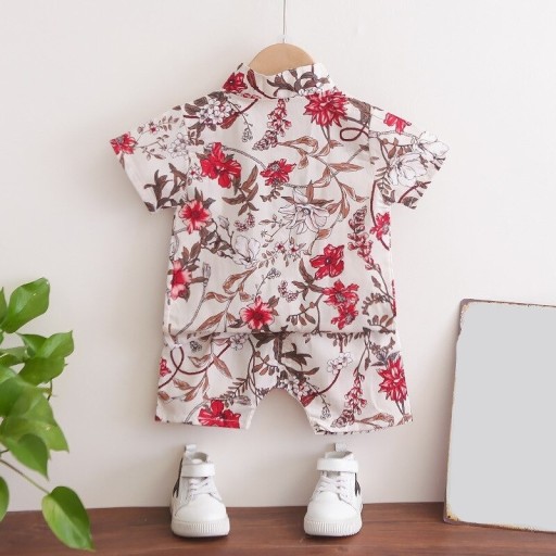 Camisa y pantalón corto niño L1619