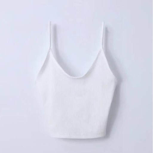 Camiseta corta sin mangas para mujer A1247