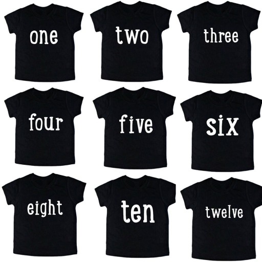 Camiseta de aniversário infantil B1629