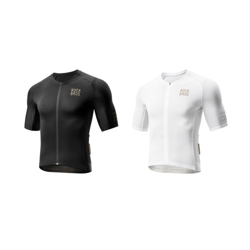Camiseta de ciclismo de verano para hombre con manga corta y cremallera para ciclismo, deporte y actividades al aire libre