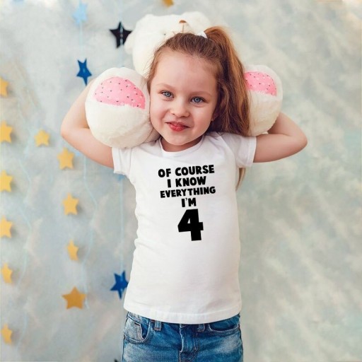 Camiseta de cumpleaños infantil B1504
