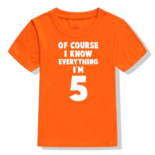 Camiseta de cumpleaños infantil B1504