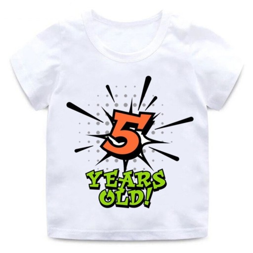 Camiseta de cumpleaños infantil B1625