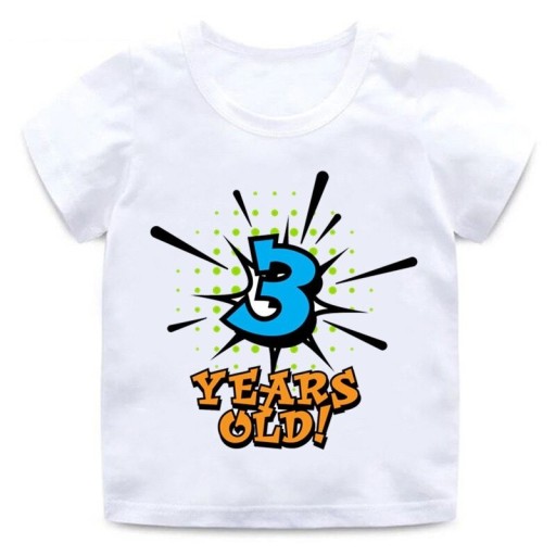 Camiseta de cumpleaños infantil B1625