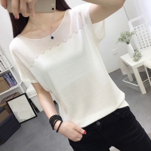 Camiseta de manga corta para mujer