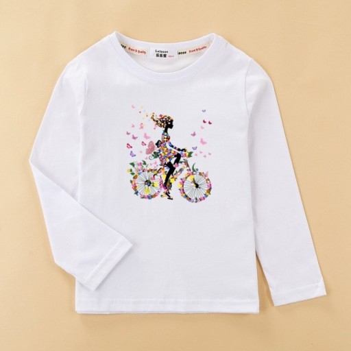 Camiseta de manga larga para niña T2507