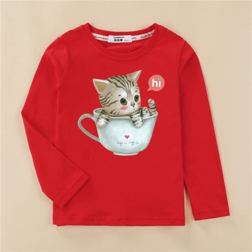 Camiseta de manga larga para niña T2554