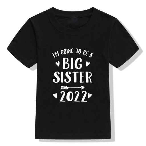 Camiseta de menina para irmãs B1658