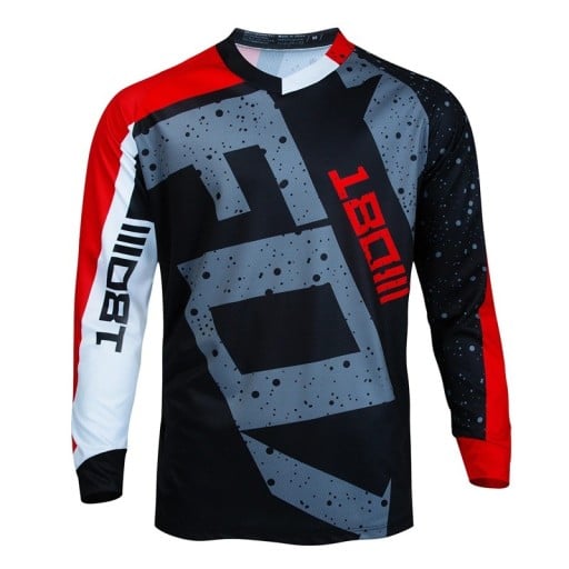 Camiseta de motocross para hombre con manga larga, camiseta deportiva transpirable para motocross, motocicleta, MTB y ciclismo