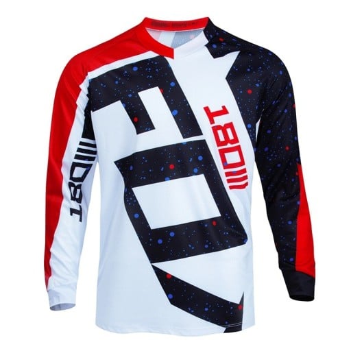 Camiseta de motocross para hombre de manga larga, camiseta deportiva transpirable para motocross, motocicleta, MTB, ciclismo y actividades al aire libre