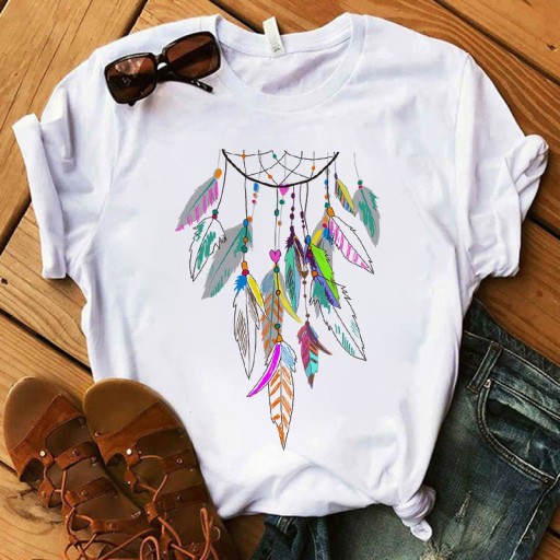Camiseta de mujer con atrapasueños Camiseta de mujer con atrapasueños