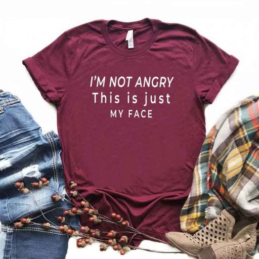 Camiseta de mujer con divertida inscripción B79