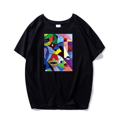 Camiseta de mujer con estampado colorido B262