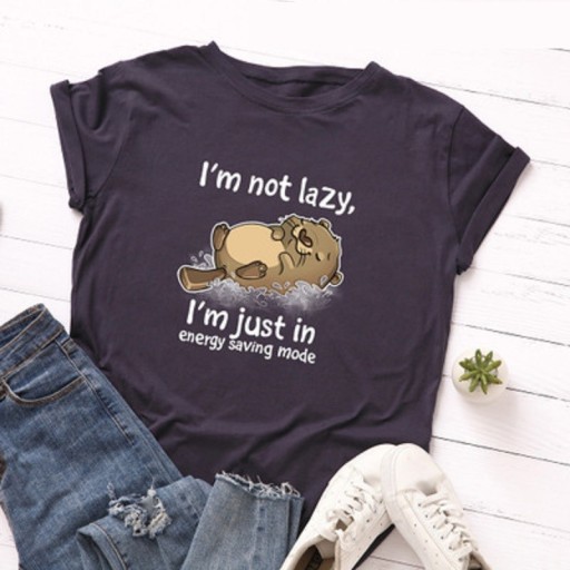 Camiseta de mujer con estampado divertido A957