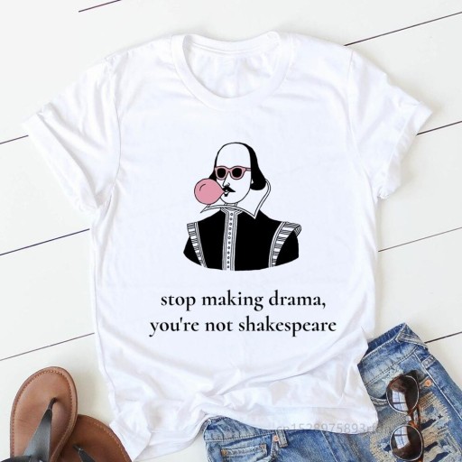 Camiseta de mujer con estampado divertido B136