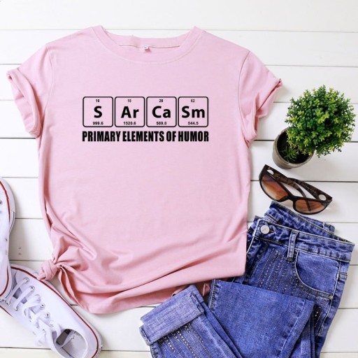 Camiseta de mujer con estampado divertido B334