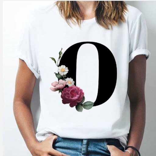 Camiseta de mujer con letra