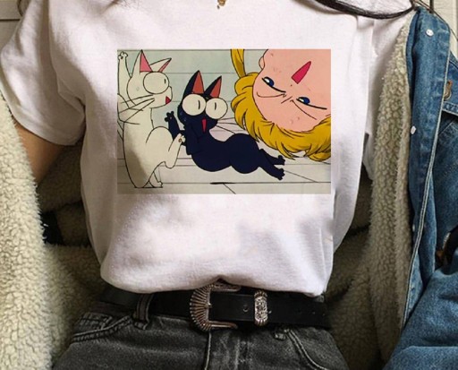 Camiseta de mujer con motivo de dibujos animados