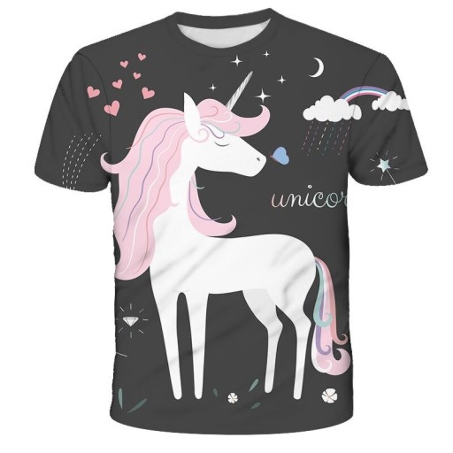 Camiseta de niña unicornio B1469
