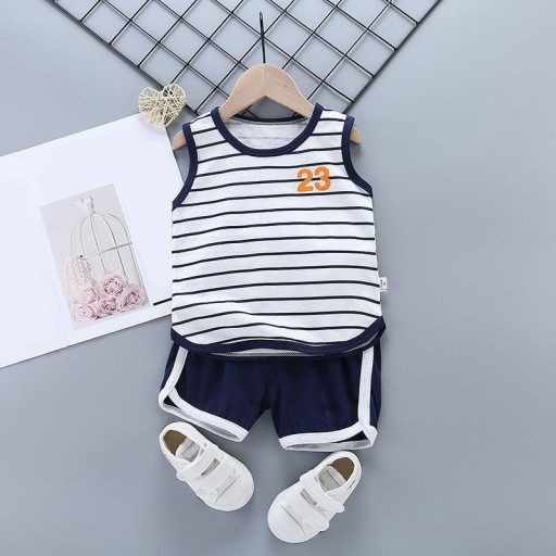 Camiseta de tirantes y pantalón corto infantil L1181