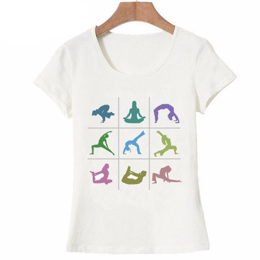 Camiseta de yoga para mujer