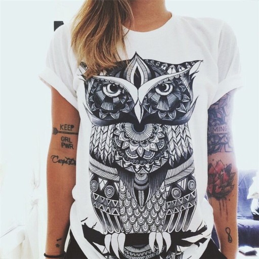 Camiseta mujer con estampado A339