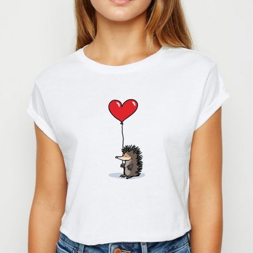 Camiseta mujer con estampado animal B352