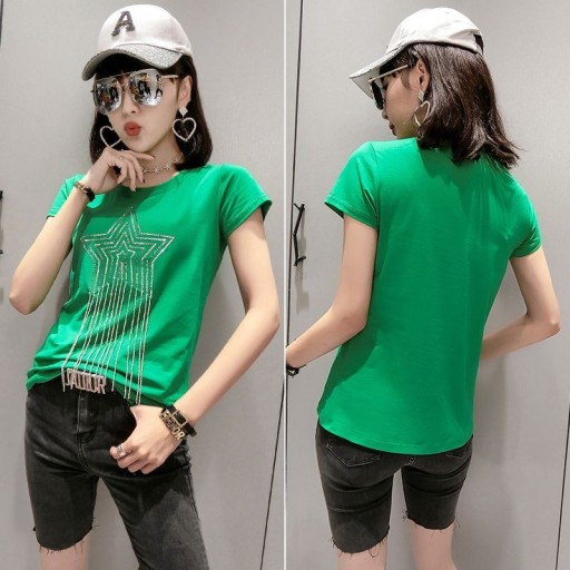 Camiseta mujer con lentejuelas B130