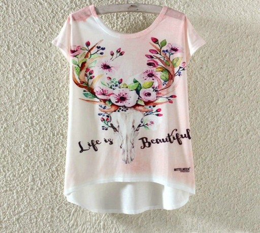 Camiseta mujer La vida es bella