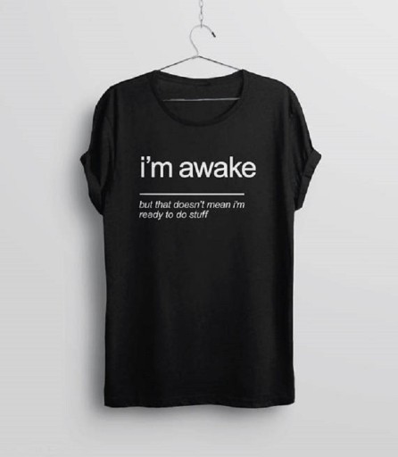Camiseta negra mujer con estampado A1193