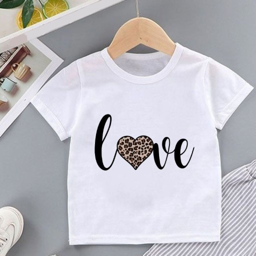 Camiseta niña corazón B1583