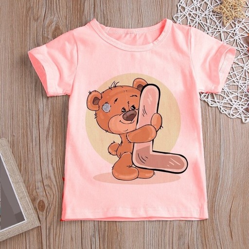 Camiseta niña letra B1586